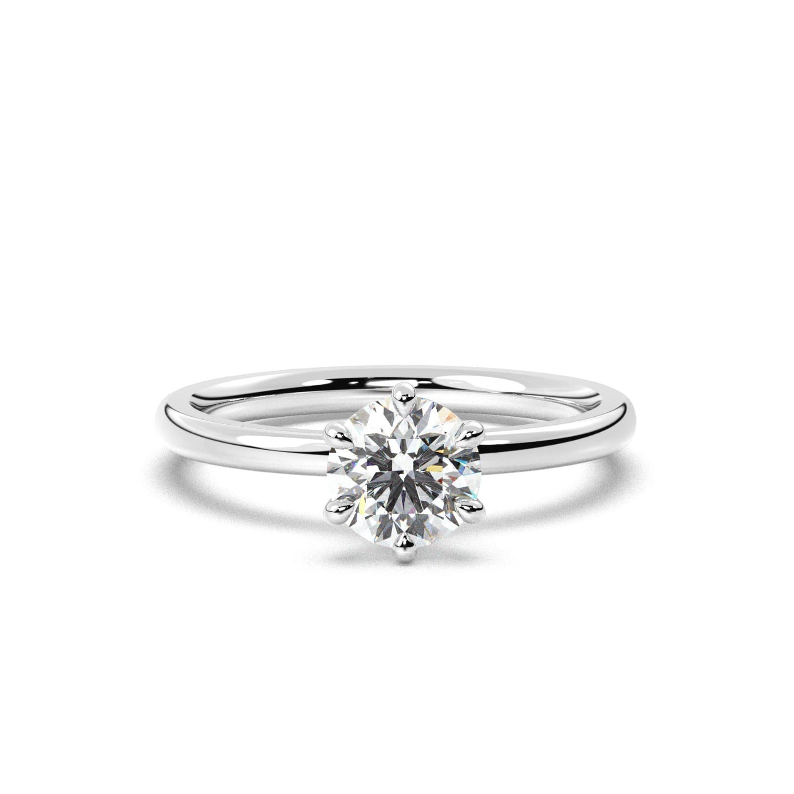 Solitaire diamond ring