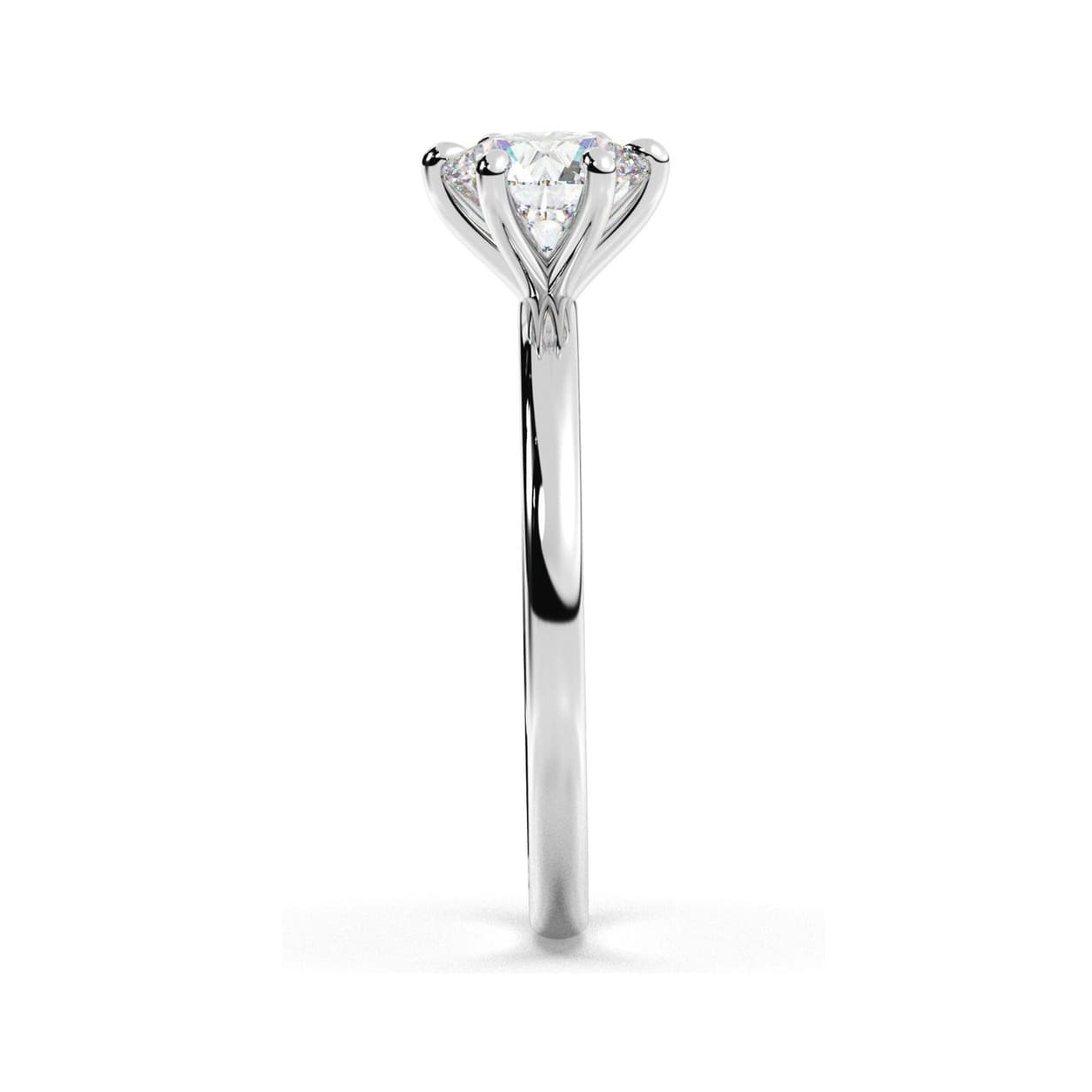 Solitaire seen from the front