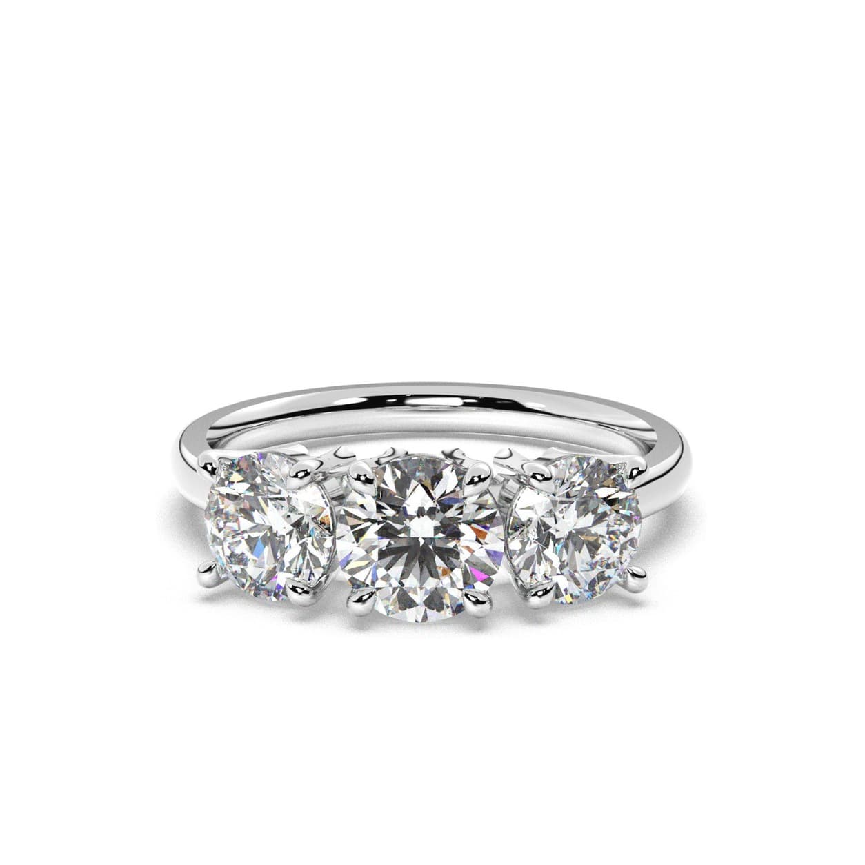 Three Stone diamond ring