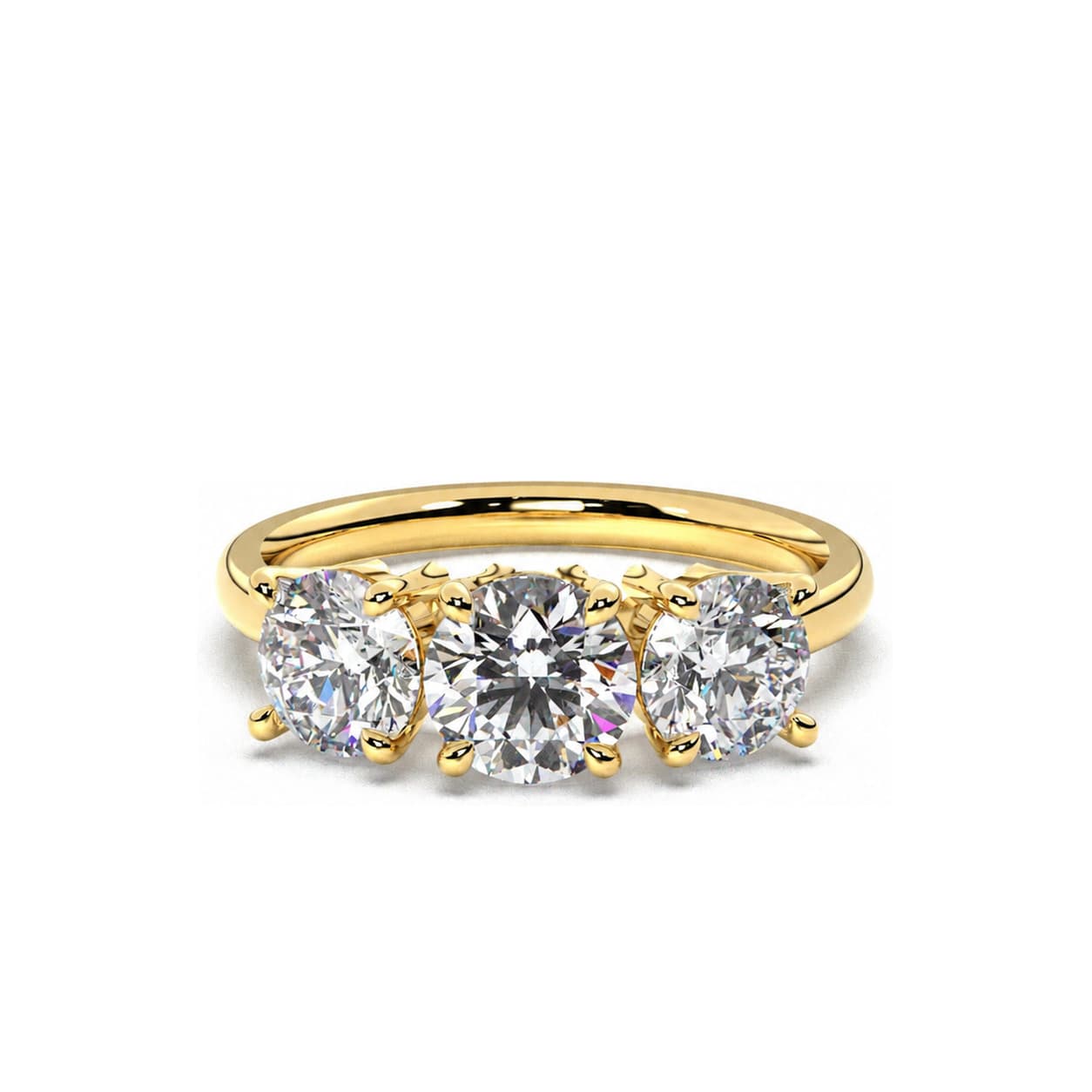 Three Stone diamond ring